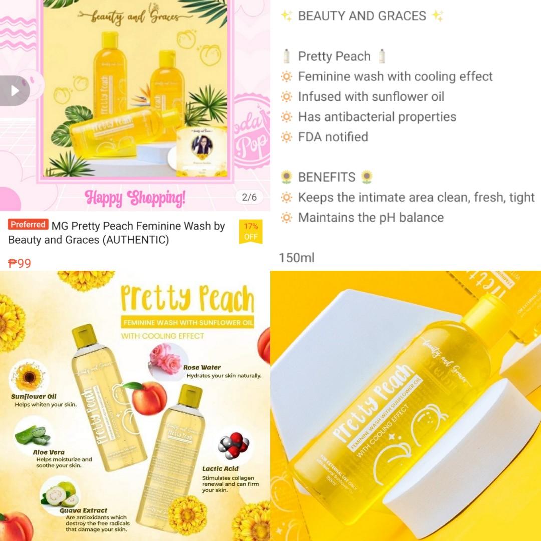 TRENDING! Original Pretty Peach Feminine Wash