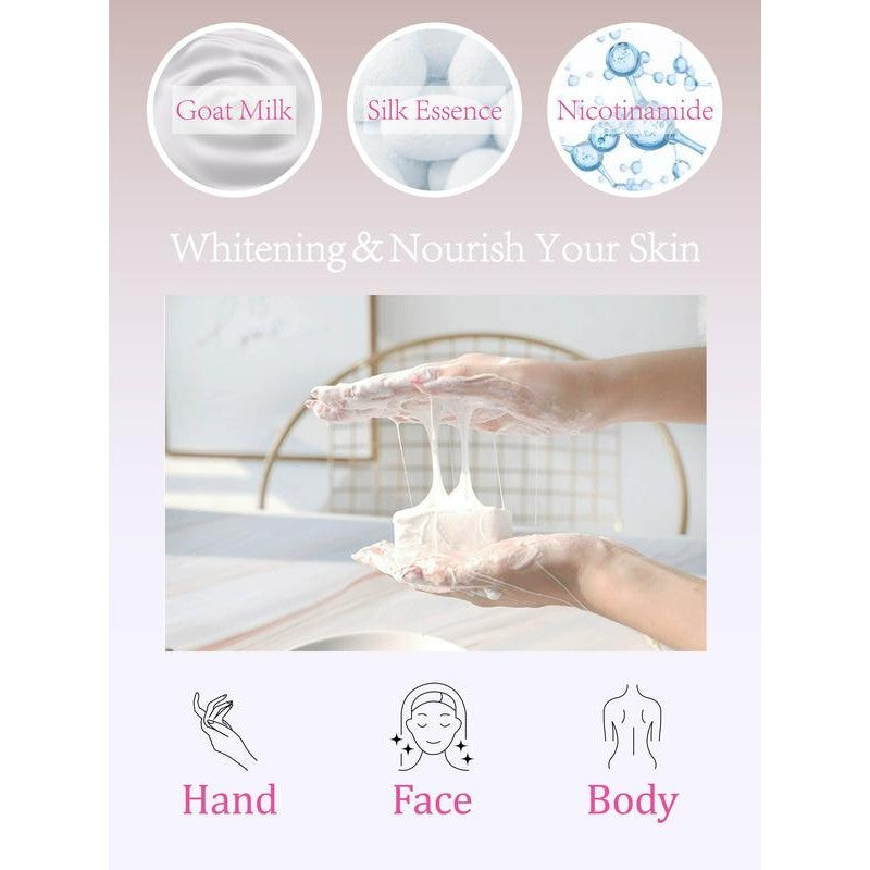 Goat Milk Soap Whitening Silk Soap by NYKAA BEAUTY