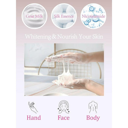 Goat Milk Soap Whitening Silk Soap by NYKAA BEAUTY