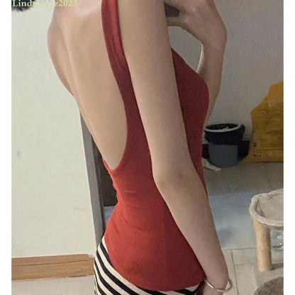 SEXY U-SHAPED BACKLESS PADDED TOP