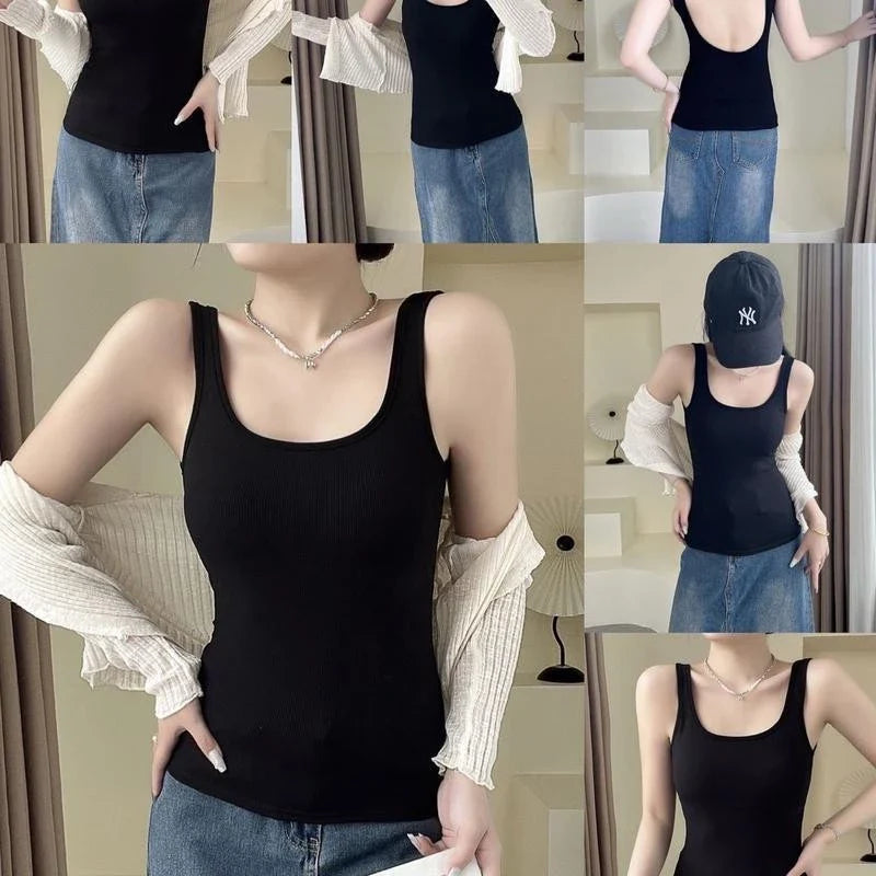 SEXY U-SHAPED BACKLESS PADDED TOP