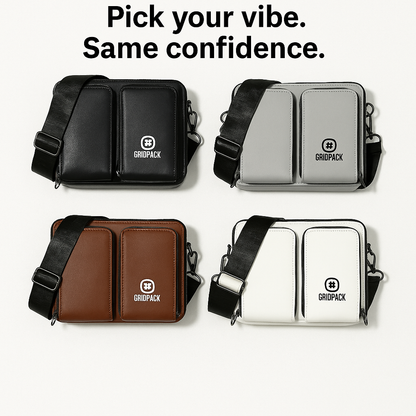 Dual Compartment Sling Bag for Men (Smart, Sleek, Everyday Carry) FREE SHIPPING